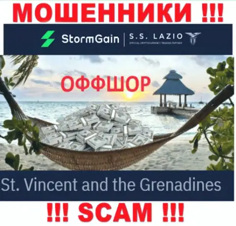 St. Vincent and the Grenadines - именно здесь, в оффшоре, пустили корни internet кидалы Шторм Гейн