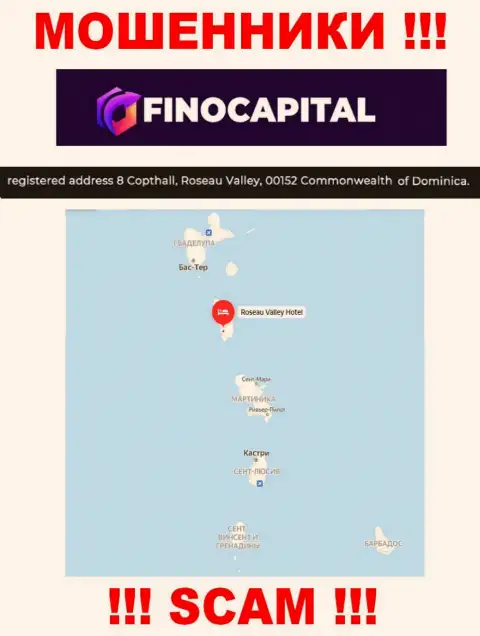 FinoCapital - это ЖУЛИКИ, отсиживаются в офшоре по адресу: 8 Copthall, Roseau Valley, 00152 Commonwealth of Dominica
