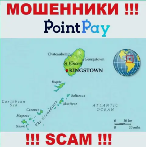 PointPay - это воры, их адрес регистрации на территории Сент-Винсент и Гренадины