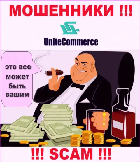 Не угодите в капкан интернет-мошенников Unite Commerce, не отправляйте дополнительные финансовые активы