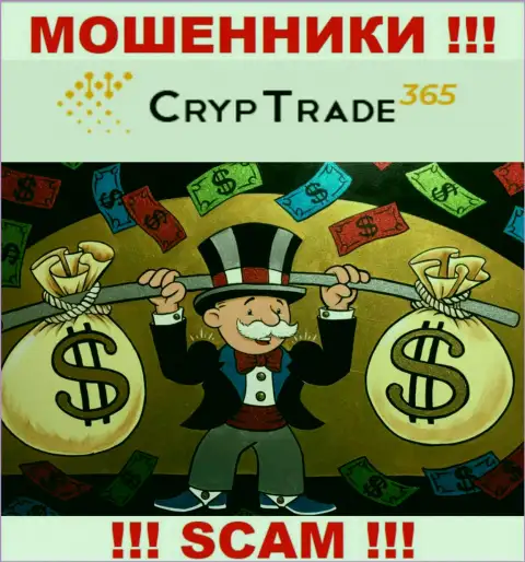 Не работайте совместно с дилинговым центром CrypTrade365 Com, сливают и депозиты и отправленные дополнительно деньги