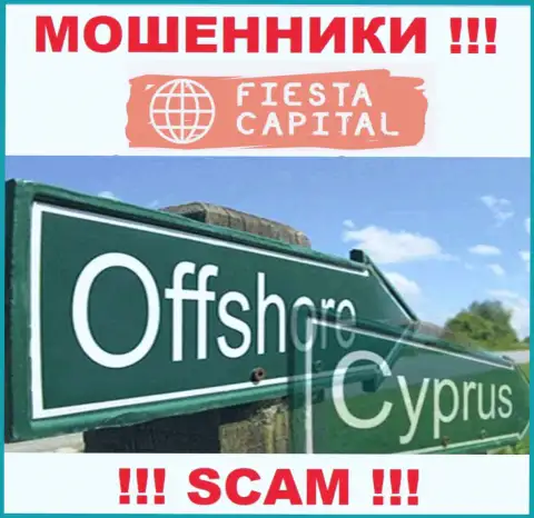 Офшорные internet-махинаторы ФиестаКапитал скрываются здесь - Кипр
