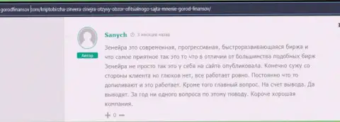Честный отзыв реально существующего трейдера дилера Зинеера Ком, перепечатанный с сайта gorodfinansov com